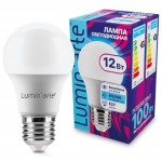 Светодиодная лампа LUMIN"ARTE LSTD-A60-12W6KE27 12Вт 6500K E27