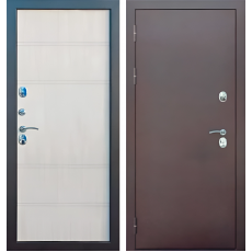 Дверь металлическая ISOTERMA Ктерма Шоколад Букле 960*2050 левая
