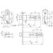 Ручка защелка DK682 AB-PS (6082 AB-P) (без фиксатора) бронза Ручки дверные- Каталог Remont Doma