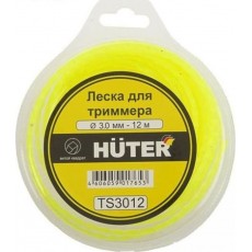 Леска HUTER 3 мм (12 метров) S3012 (звезда) 71/2/2