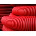 Купить Труба гофрированная 25 красная RU-СТ (внутренний диаметр 19 мм, 50м) в Клетне в Интернет-магазине Remont Doma