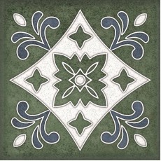 Плитка SMALTO DECOR 3 VERDE 15*15 см