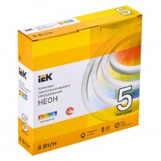 Комплект светодиодной подсветки "Неон" (лента LED 5м LSR5-5050RGB60-8-IP65-220В + драйвер) IEK LSR5-