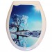 Сиденье жесткое с рисунком "Белое дерево" 1/10- купить, цена и фото в интернет-магазине Remont Doma