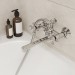 Купить Смеситель для ванны Milardo Duplex DUPSB02M02 (излив 17,3см) в Клетне в Интернет-магазине Remont Doma
