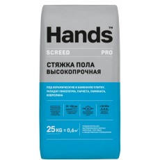 Ровнитель (основа) для пола "Hands" Screed PRO 25кг (20-200мм)