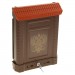 Купить Ящик почтовый ПРЕМИУМ с металлическим замком (коричневый, с орлом) в Клетне в Интернет-магазине Remont Doma